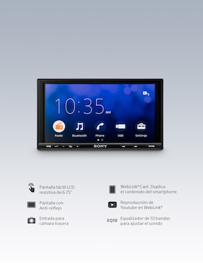 Kit de autoestéreo con subwoofer Sony xav-1600+xs-gtf1639