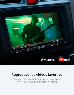 Kit de autoestéreo con subwoofer Sony xav-1600+xs-gtf1639