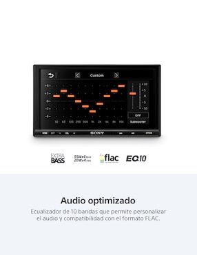 Kit de autoestéreo con subwoofer Sony xav-1600+xs-gtf1639