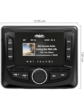 Autoestéreo un din Wet Sounds ws-mc-2