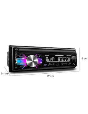Kit de autoestéreo con subwoofer Broksonic bs-421d65