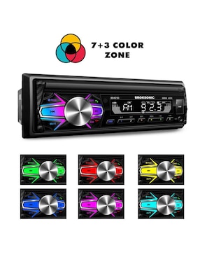 Kit de autoestéreo con subwoofer Broksonic bs-421d65