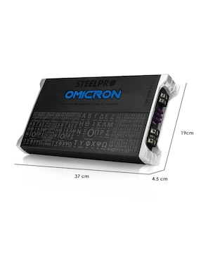 Amplificador para automovil steelpro oc-3550.1d de 9 v