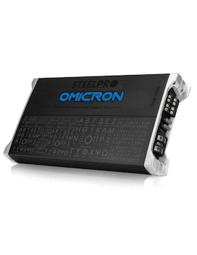 Amplificador para automovil steelpro oc4-1850d de 9 v