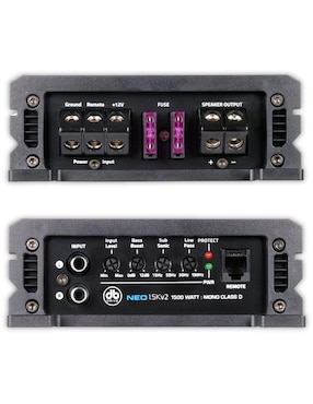 Amplificador para auto Db Drive NEO1.5Kv2 de 5 V