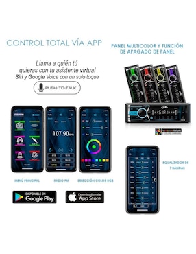 Autoestéreo un din Steelpro AXEL-011
