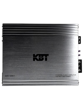 Amplificador para auto Kbt SDR-1200.1 de 9.16 VDC