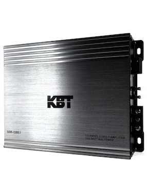 Amplificador para auto Kbt SDR-1200.1 de 9.16 VDC