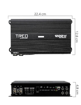 Amplificador para auto Treo Micro1 de 8 V