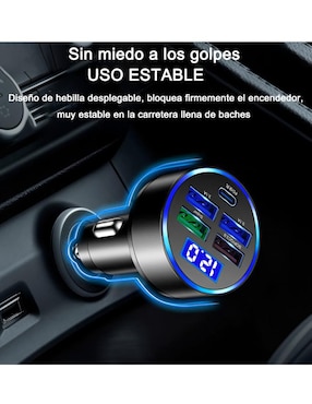 Cargador auto Xtellar de 120 W USB
