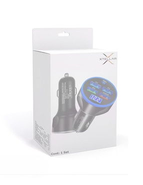 Cargador auto Xtellar de 120 W USB