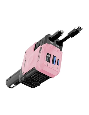 Cargador auto Xtellar de 120 W auxiliar, USB C XTLLAR6208