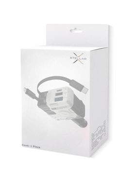 Cargador auto Xtellar de 120 W USB + USB tipo C