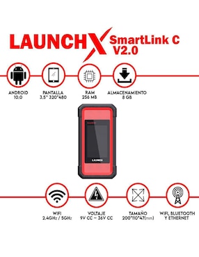 Escaner automotriz compatible con jeep wi-fi Launch LAU341192701 PRO3LINK