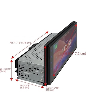 Pantalla para auto Jvc KW-M690BW