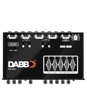 Amplificador para auto Dabb DAB-8040 de 110 V