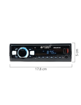 Autoestéreo un din Atomic Audio solar150