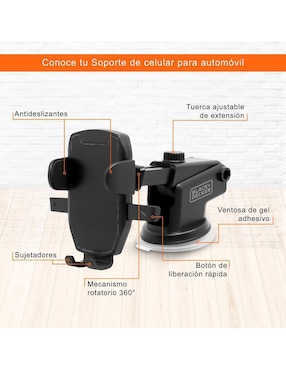 Soporte para celular Black+decker edición estándar