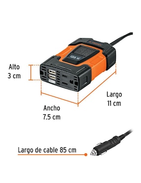Inversor de corriente Truper de 110 V