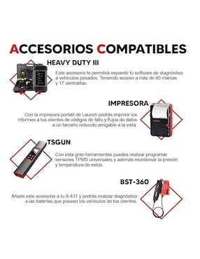 Escaner automotriz universal bluetooth Launch Pro se