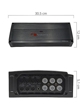 Amplificador p/auto Nakamichi NKG4400.5D de 8 V