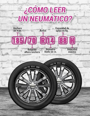 Set de llantas para auto Blackhawk HH11 VT 185/65R15