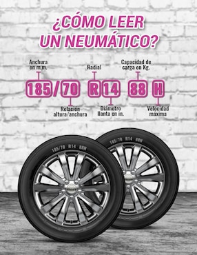 Set de llantas para auto Blackhawk HH11 VT 195/60R15