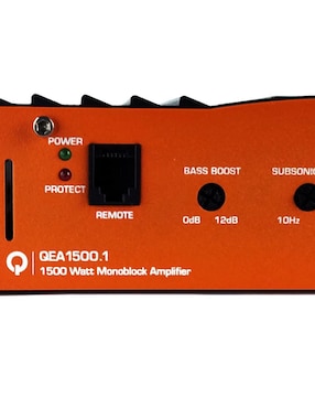 Amplificador para auto Quantum Audio QEA1500.1 de 9-16 vdc