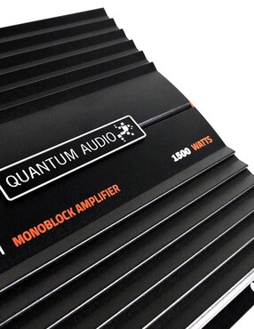 Amplificador para auto Quantum Audio QEA1500.1 de 9-16 vdc