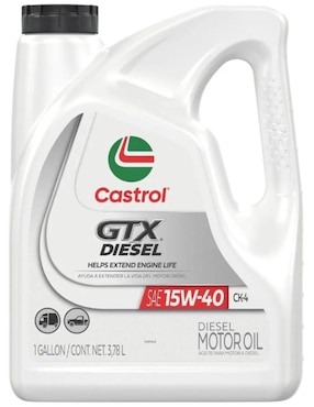Aceite sintético Castrol para camioneta 15W-40 3.7 L