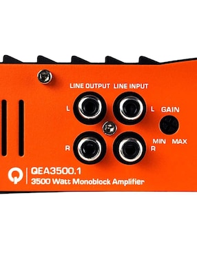 Amplificador para auto Quantum Audio QEA3500.1 de 9-16 VDC