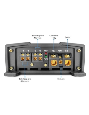 Amplificador para auto Vander Graaf Beethoven de 16 V