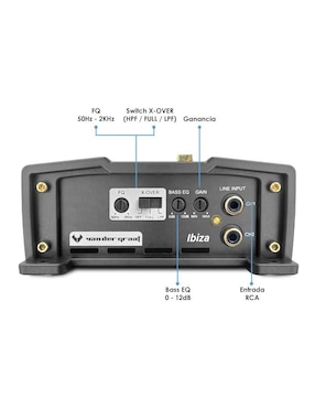 Amplificador para auto Vander Graaf Ibiza de 16 V