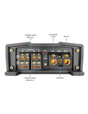 Amplificador para auto Vander Graaf Vivaldi de 16 V