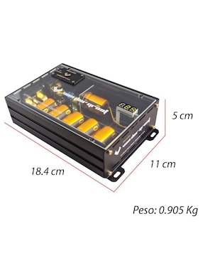 Amplificador para auto Vander Graaf Hercules de 12 V