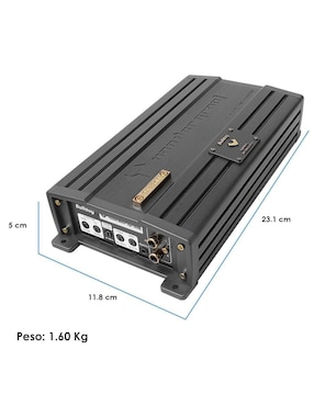 Amplificador para auto Vander Graaf Bulldog de 9 V