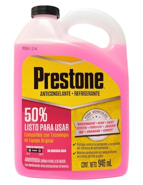 Anticongelante prestone para automóvil 946 ml