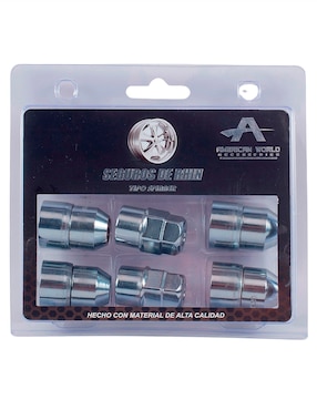 Birlos de seguridad A American World Accesories para Volkswagen de acero