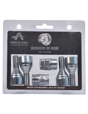 Birlos de seguridad A American World Accesories para Volkswagen de acero