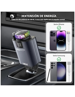 Estación de carga Lab.G de 100 W Lightning + USB