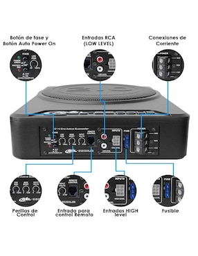 Subwoofer Steelpro Axel-2200US