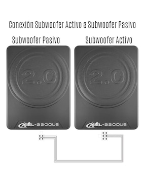 Subwoofer Steelpro Axel-2200US