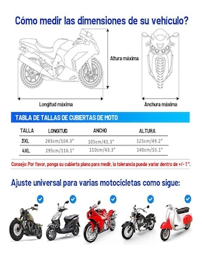 Cubierta para moto Belug