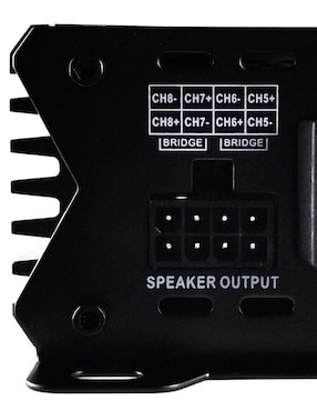 Amplificador para auto Evox Lightning150.8 de 9-16 VDC