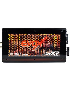 Amplificador para auto Evox Lighning150.4 de 9-16 vdc