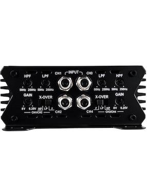 Amplificador para auto Evox Lighning150.4 de 9-16 vdc