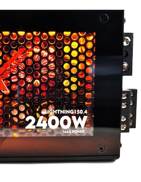 Amplificador para auto Evox Lighning150.4 de 9-16 vdc