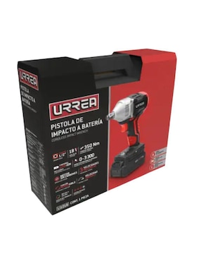 Pistola impacto Urrea Herramientas Inalambricas LI1018