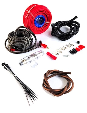 Kit instalación para amplificador rca Treo a tipo barril dc de 5 m