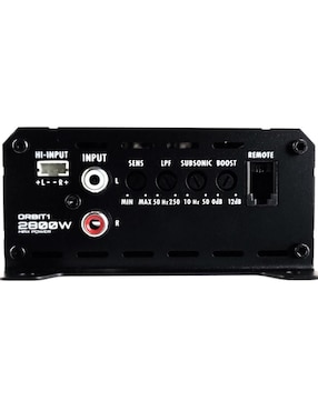 Amplificador para auto Atomic Audio ORBIT1 de 9-16 vdc